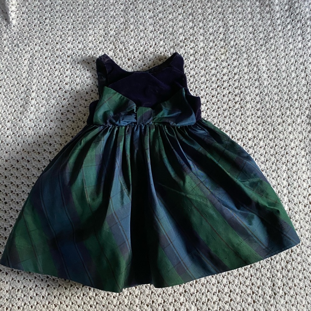 Janie and Jack Blackwatch Plaid Dress 12M